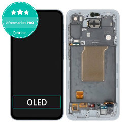 Samsung Galaxy A55 A556B - Écran LCD + Écran tactile + Cadre (Awesome Iceblue) OLED