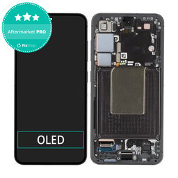 Samsung Galaxy S24 S921B - Écran LCD + Écran tactile + Cadre (Onyx Black) OLED