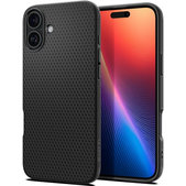 Spigen - Étui Liquid Air pour iPhone 16 Plus, matte black