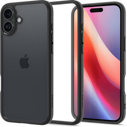 Spigen - Étui Ultra Hybrid pour iPhone 16 Plus, matte black