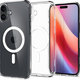 Spigen - Étui Ultra Hybrid avec MagSafe pour iPhone 16 Plus, blanc