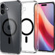 Spigen - Étui Ultra Hybrid avec MagSafe pour iPhone 16 Plus, noir