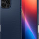 Spigen - Étui Liquid Air pour iPhone 16 Pro, navy blue