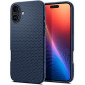 Spigen - Étui Liquid Air pour iPhone 16, navy blue