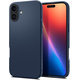 Spigen - Étui Liquid Air pour iPhone 16, navy blue