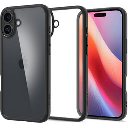 Spigen - Étui Ultra Hybrid pour iPhone 16, matte black