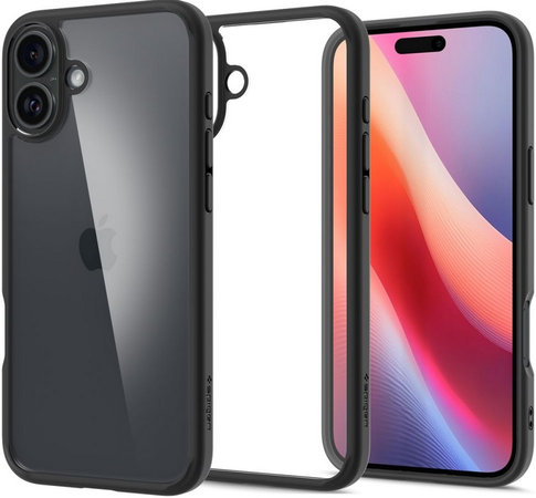 Spigen - Étui Ultra Hybrid pour iPhone 16, matte black