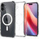 Spigen - Étui Ultra Hybrid avec MagSafe pour iPhone 16, blanc