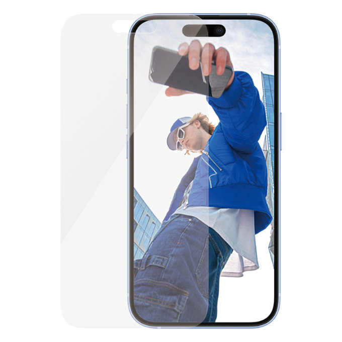 PanzerGlass - Verre Trempé pour iPhone 16, transparent