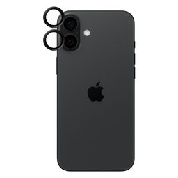 PanzerGlass - Couvercle de Protection d'Objectif d'Appareil Hoops pour iPhone 16 et 16 Plus, noir