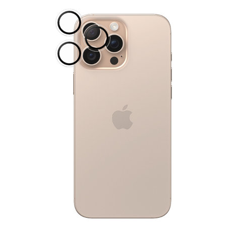 PanzerGlass - Couvercle de Protection d'Objectif d'Appareil Hoops pour iPhone 16 Pro et 16 Pro Max, transparent