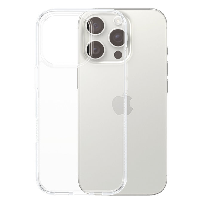 PanzerGlass - Étui HardCase pour iPhone 16 Pro, transparent