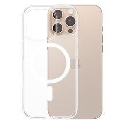 PanzerGlass - Étui HardCase avec MagSafe pour iPhone 16 Max Pro, transparent