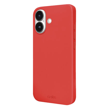 SBS - Étui Instinct pour iPhone 16, rouge