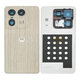 Motorola Edge 50 Ultra - Cache batterie (Nordic Wood) - 5S58C24472 Genuine Service Pack