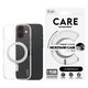 Coque Kickstand avec MagSafe pour iPhone 16, Argent, CARE