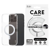 Coque Kickstand avec MagSafe pour iPhone 16 Pro Max, Argent, CARE