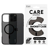 Coque Smokey avec MagSafe pour iPhone 16 Pro Max, Noir, CARE