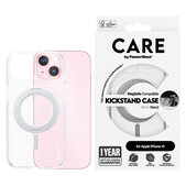 Étui Kickstand avec MagSAFE by PanzerGlass pour iPhone 15, Argent, PanzerGlass