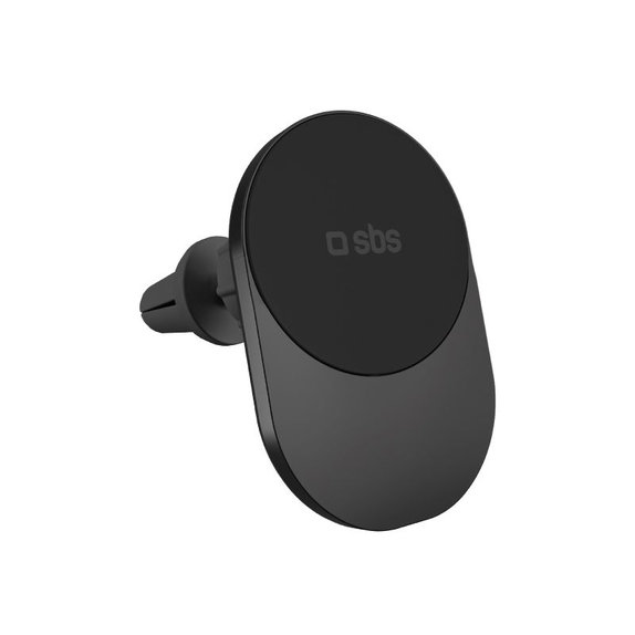 SBS - Support voiture avec charge sans fil, Qi2, 15W, MagSafe, pour grille d’aération, noir