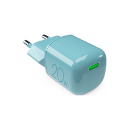 PURO - Adaptateur de charge MiniPro USB-C, GaN, 20W, island mist