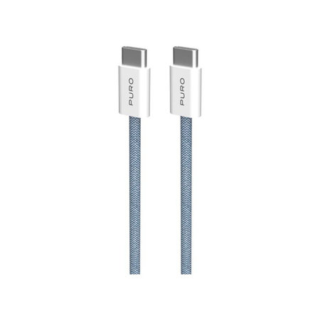 PURO - USB-C Cable / USB-C, 60W, Fabrik FABK4, 1,5 m, blue lagon