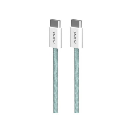 PURO - USB-C Cable / USB-C, 60W, Fabrik FABK4, 1,5 m, island mist