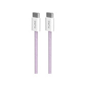PURO - USB-C Cable / USB-C, 60W, Fabrik FABK4, 1,5 m, coraltastic