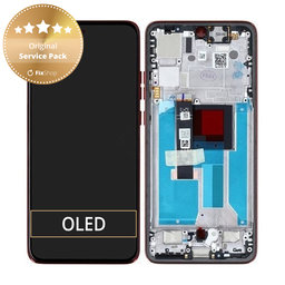 Motorola Edge 50 Neo - Écran LCD + Écran tactile + Cadre (Poinciana) - 5D68C28684 Genuine Service Pack