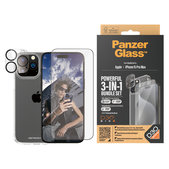 Bundle PicturePerfect + Verre trempé UWF + Hard Case D3O pour iPhone 15 Pro Max, PanzerGlass