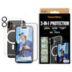 Bundle 3-en-1 Hoops + Verre trempé UWF + Hard Case pour iPhone 16, PanzerGlass