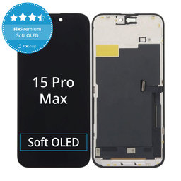 Apple iPhone 15 Pro Max - Écran LCD + Écran Tactile + Cadre FixPremium Soft