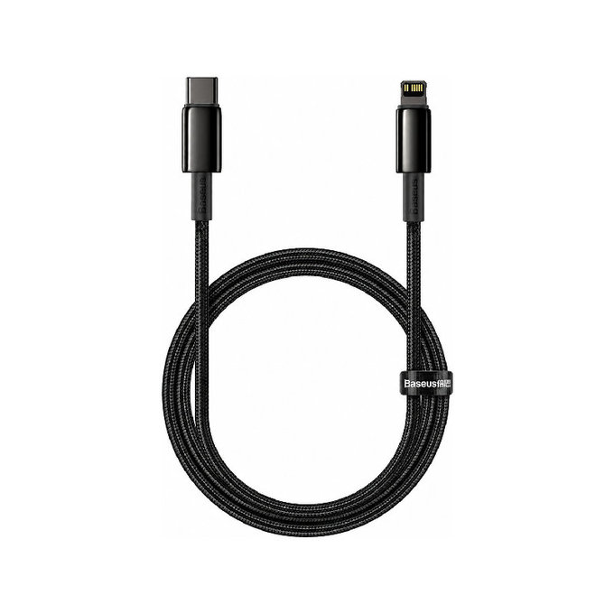 Baseus - Câble Lightning/USB-C, 1.5m, noir