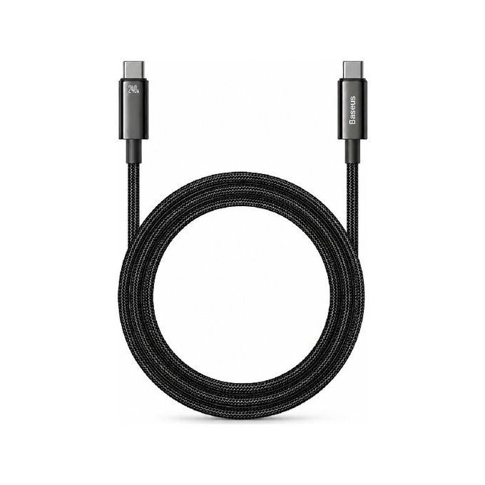 Baseus - Câble USB-C/USB-C, 1.5m, noir