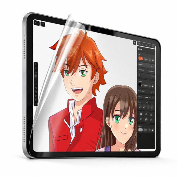 Film de protection GraphicPaper UWF pour iPad (10th Gen 2022)/(11th Gen 2025), transparent, PanzerGlass
