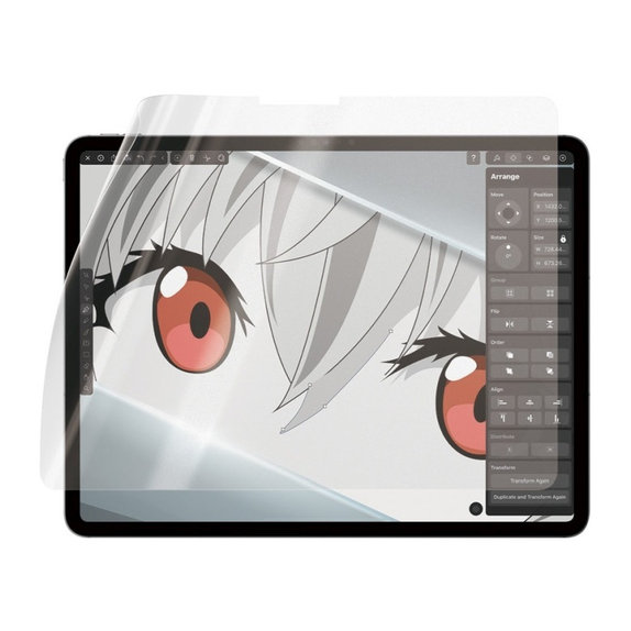 Film de protection GraphicPaper UWF pour iPad Air 13"/Pro 13", Transparent, PanzerGlass