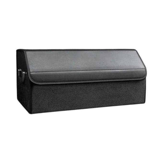 Organisateur de coffre pliable en cuir - 75x31x31cm