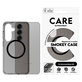 Étui Smokey avec QI noir pour Samsung Galaxy S25, Noir, PanzerGlass