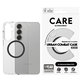 Étui Urban Combat avec QI noir pour Samsung Galaxy S25+, Transparent, PanzerGlass
