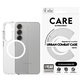 Étui Urban Combat avec QI blanc pour Samsung Galaxy S25, Transparent, PanzerGlass