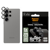 Protection d’objectif photo Hoops Ceramic pour Samsung S25 Ultra, Noir, PanzerGlass