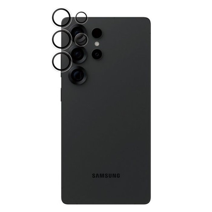 PanzerGlass - Couvercle de Protection d'Objectif d'Appareil Hoops pour Samsung Galaxy S25 Ultra, transparent