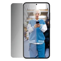 PanzerGlass - Verre Trempé UWF Privacy avec un applicateur pour Samsung Galaxy S25, transparent