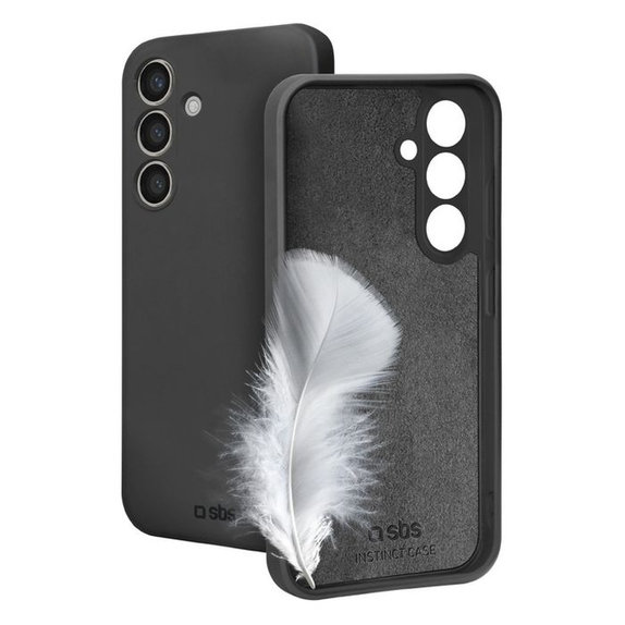 SBS - Étui Instinct pour Samsung Galaxy S25, noir