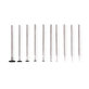 Jeu de pointes abrasives ultra-fines 2,35 mm - 10pcs