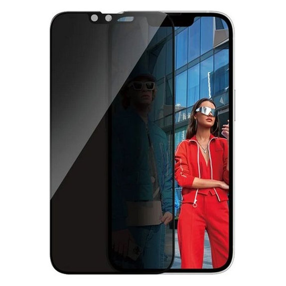 PanzerGlass - Verre Trempé UWF Privacy avec un applicateur pour iPhone 13, 13 Pro, 14 et 16e, transparent