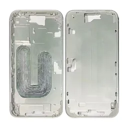 Apple iPhone 16 - Cadre central + Boutons d’alimentation + Volume (White)