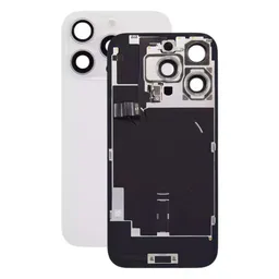 Apple iPhone 16 Pro - Verre de la coque arriere + Verre de caméra + Plaque en métal + Aimants MagSafe (White Titanium)