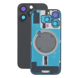 Apple iPhone 16 Pro - Verre de la coque arriere + Verre de caméra + Plaque en métal + Aimants MagSafe (Black Titanium)