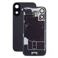 Apple iPhone 16 Plus - Verre de la coque arriere + Verre de caméra + Plaque en métal + Aimants MagSafe + Câble flexible (Black)